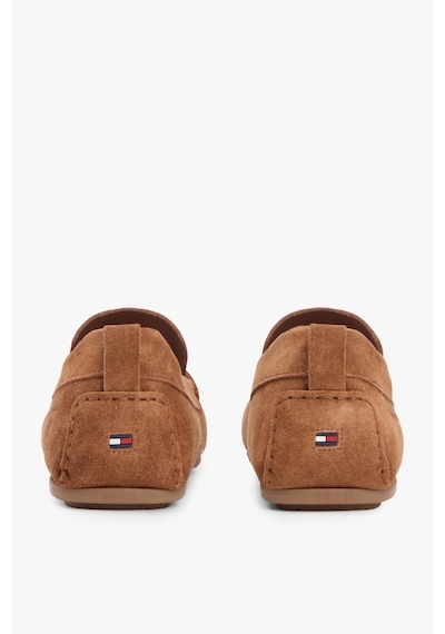 Tommy Hilfiger Core Süet Driver Erkek Taba Loafer Ayakkabı-13349 Taba