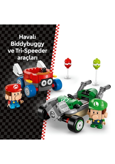 LEGO® Super Mario™: Mario Kart™ – Baby Mario ile Baby Luigi 72034 - 8 Yaş ve Üzeri Çocuklar için Koleksiyonluk Oyuncak Yapım Seti (321P) LEGO® Super Mario™: Mario Kart™ – Baby Mario ile Baby Luigi 72034 - 8 Yaş ve Üzeri Çocuklar için Koleksiyonluk Oyuncak Yapım Seti (321P)