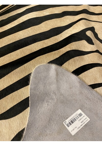 Hakiki Deri Dana Postu Kahve Zebra Baskılı 195 X 230 Cm - 2261101000014