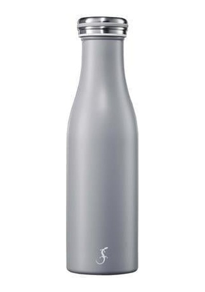 Lurch - 500 Ml Granit Gri, Paslanmaz Çelik Termos - Çift Cidarlı, Sızdırmaz - 240805 Beyaz