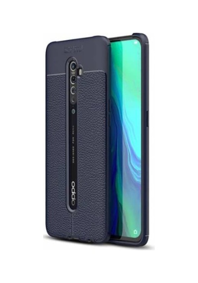 Oppo Reno 2Z Kılıf Zore Niss Deri Desenli Silikon Kılıf