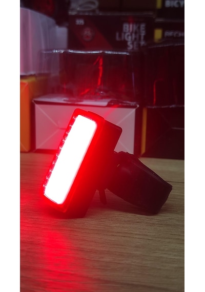 Forte Gt 6319 Bisiklet Ön Işık 250 Lümen Lityum Pilli Usb Şarjlı Yüksek Güçlü Far Kırmızı