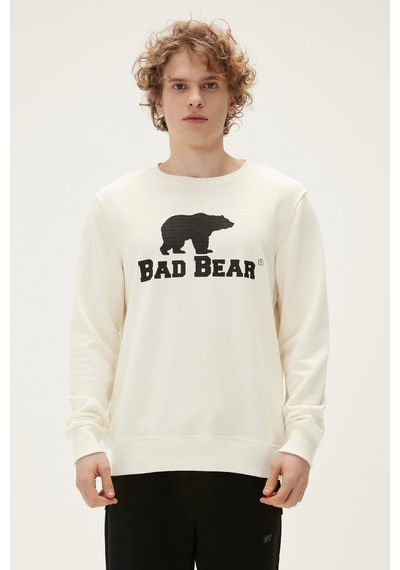 Bad Bear 22.02.12.007-c108 Logo Crewneck Erkek Sweatshirt 001