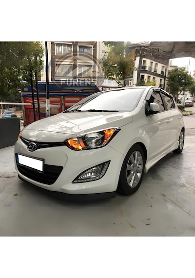 Hyundai İ20 2008-2014 Uyumlu H Lip Esnek Ön Lip 2 Parça Karlık Ön Ek Tampon Altı Dill