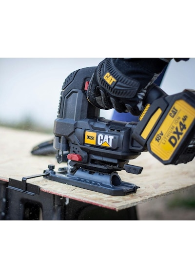 Cat DX51 18 V / 4.0 Ah Li-ion Tek Akülü Profesyonel Kömürsüz Dekupaj Testere