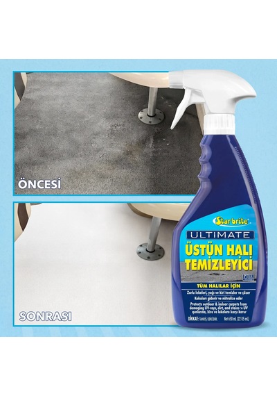 Starbrite - Ultimate Halı Kir Ve Leke Temizleyici 650 Ml : Halılarınızdaki İnatçı Yağ Ve Lekelere Köpük Gücüyle Son Verin