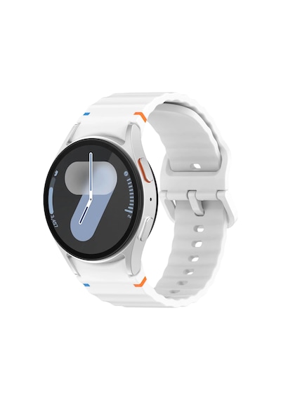 Forzacase Samsung Galaxy Watch 7 44mm İle Uyumlu Wavy Style Tokalı Silikon Kordon Kayış - Fc1101