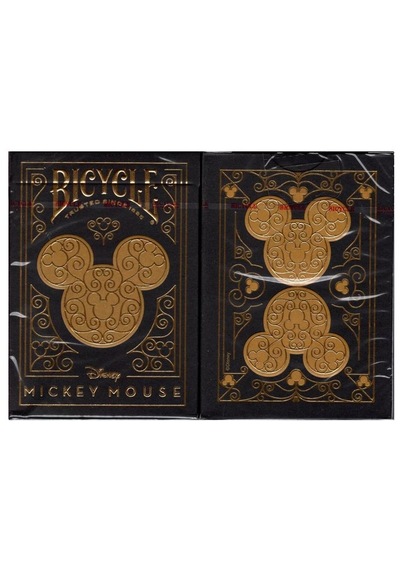 Bicycle Disney Mickey Mouse Black And Gold Oyun Kağıdı Kartları