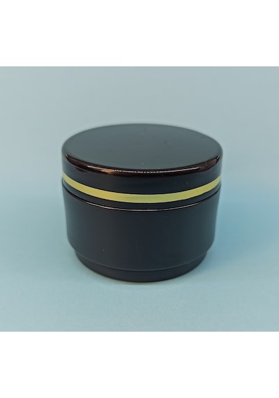 250 25 Ml Lüx Şeritli Mini Boş Pomat-Krem-Kozmetik Kutusu