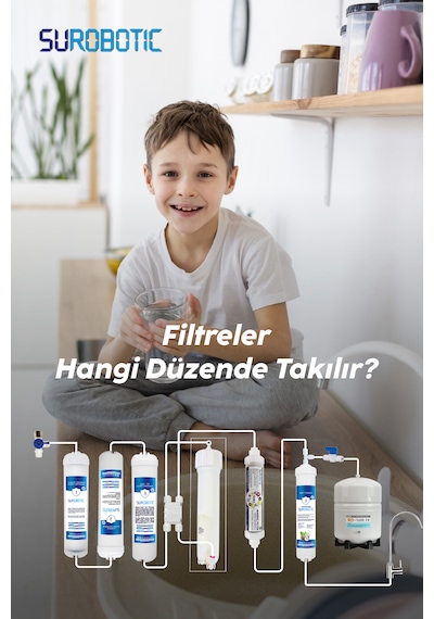 Su Arıtma Cihazı 80 Gpd Membranlı 6 Filtreli Çelik Tanklı Cihaz
