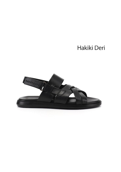 Gönderi(R) Gönderi R Erkek Siyah Ayarlanabilir Cırt Bantlı Hakiki Deri Sandalet Dyma83242828 Gönderi(R) Gönderi R Erkek Siyah Ayarlanabilir Cırt Bantlı Hakiki Deri Sandalet Dyma83242828