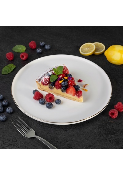 Aryıldız Elif Gold Pasta Tabağı 21 Cm Renkli