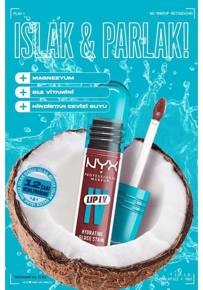 Lıp I.v. Vitamin İçeren Parlatıcı + Tint - 07 Bubblegum Burst 07 Blushing Blush