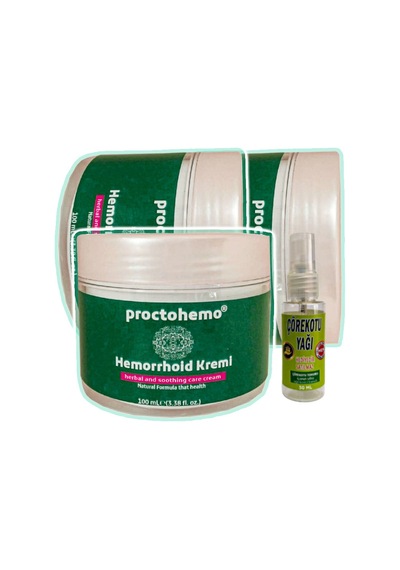 Proctohemo Krem 100 Ml X 3 Adet + Çörek Otu Yağı 30 Ml 29402489