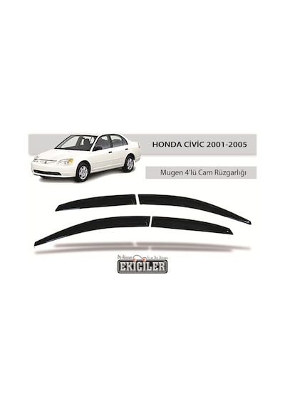 Ekiciler Honda Civic Cam Rüzgarlığı 2001-2005