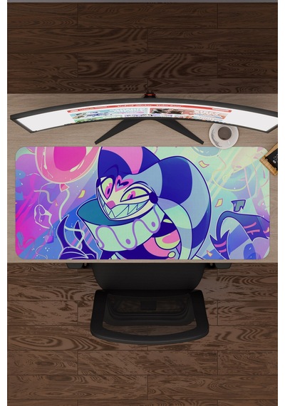 Helluva Boss Kaymaz Dikişli Kauçuk Oyuncu Mousepad V3 - 90x40 Xxl Gaming Mouse Pad Fare Altlığı