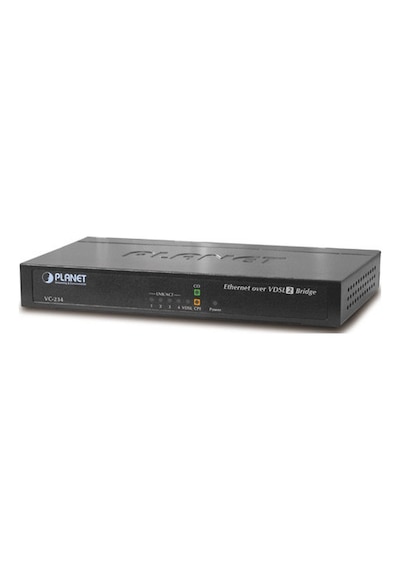 Planet Pl-vc-234g 4 Port Gigabit Vdsl2 Bridge 3a Rj11 Media Converter