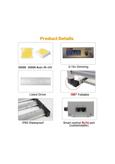 Sonicpro Smart Specs 1000 Led Bitki Yetiştirme Lambası