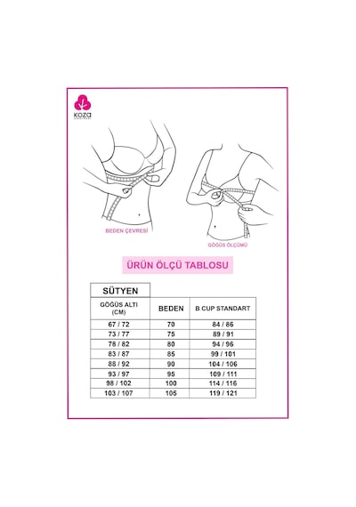 Koza İç Giyim Kadın Tül Detaylı Dolgusuz Toparlayıcı Minimizer Sütyen 80613 İndigo