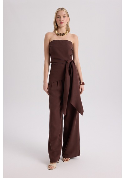 Mai Collection Mai Studios Co. Mila Bordo Bluz Pantolon Takım Bordo