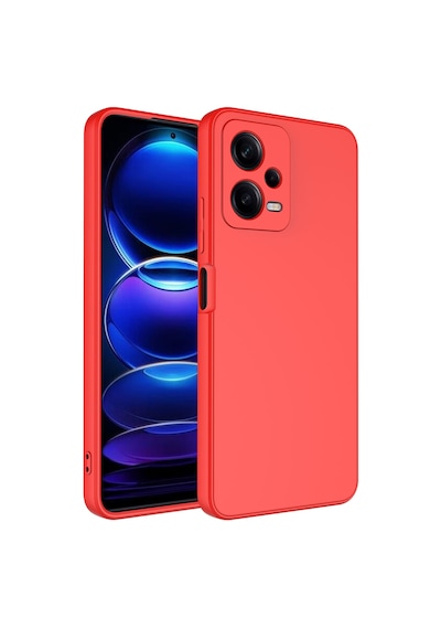 Goocamp Redmi Note 12 5g Kılıf Mara Lansman Kapak - Kırmızı Kirmizi