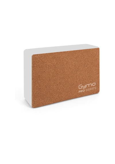 Gymo Pro Series Eva + Cork Yoga Blok Gri