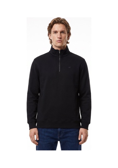 Mustang Siyah Erkek Sweatshirt M5wm-swt1710