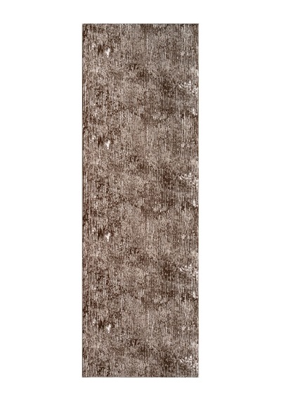 Plato Halı Parantez Saltanat Lüks Oturma Odası, Salon, Antre, Yıkanabilir Polyester Kaymaz Taban Acı Kahve Halı