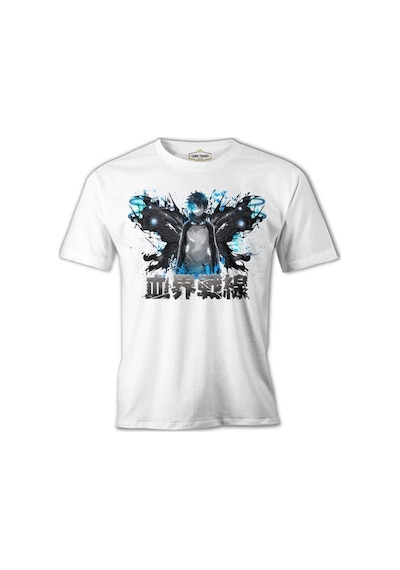 Bbb - Kekkai Sensen Beyaz Erkek Tshirt