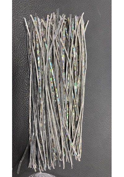 10 Adet-Filato Yeşil Sedef-20 Cm Boy-2 Mm En Ve Kalınlık
