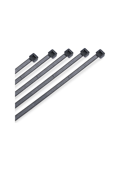 Plastik Kilitli Kelepçe 4x200 Mm Siyah