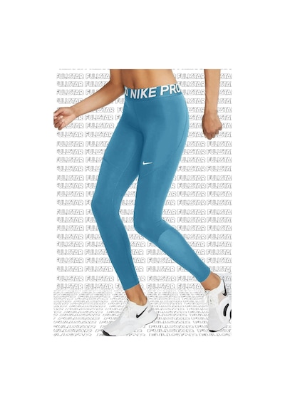 Nike Pro Tigh Fit Full Length Leggings Toparlayıcı Tam Boy Tayt Mavi