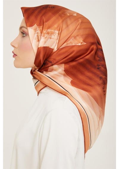 Armine Sura İpek Eşarp 24ya9100 01 - Desenli