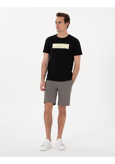 Pierre Cardin Erkek Siyah Tişört 50302577-vr046 Siyah