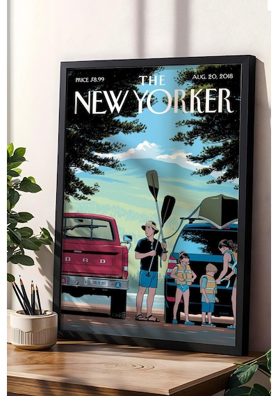 The New Yorker Çerçeveli Tablo August 20 2018