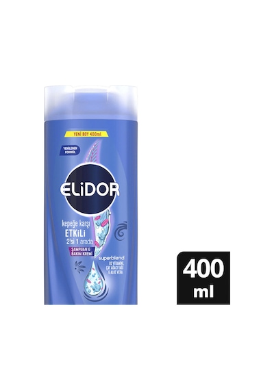 Elidor Kepeğe Karşı 2 İn 1 Şampuan 400 Ml