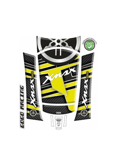 Yamaha Xmax 2018 - 2022 Uyumlu Tank Pad 014 Standart
