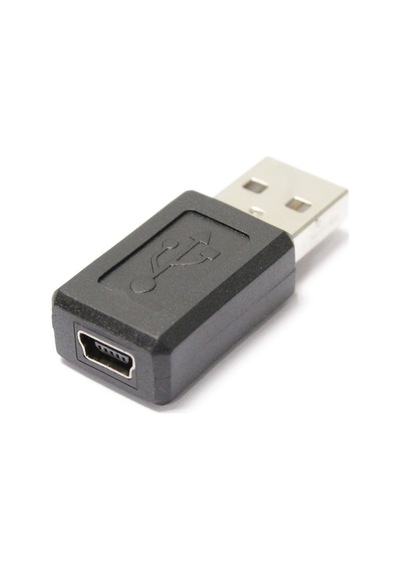 Mini Usb Dişi Usb Erkek 5 Pin Usb Dişi Usb Erkek Çevirici Usb Erkek 5 Pin Mini Usb Dişi Çevirici Siyah