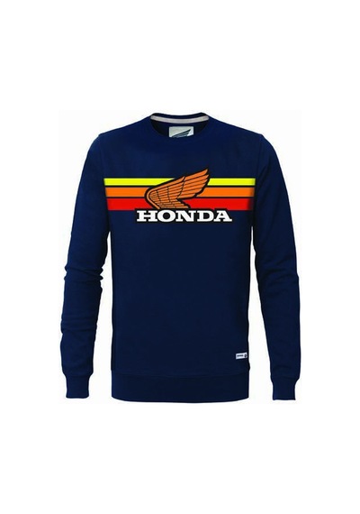 Honda Collection Honda Bisiklet Yaka Lacivert Sweatshırt