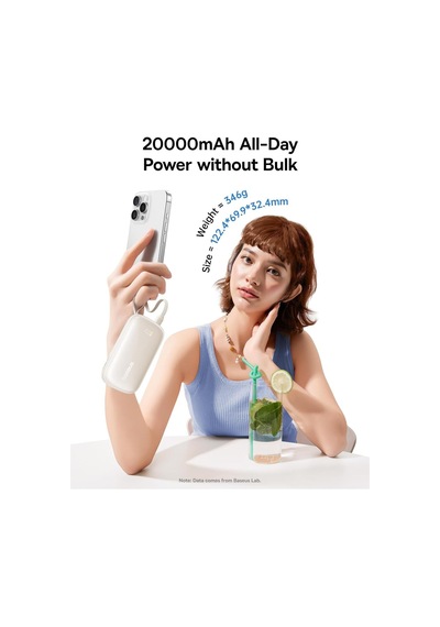 Enerfill Fc21 Qpow3 Ultra Dijital Göstergeli Powerbank 20.000 Mah 22.5w - Titanyum