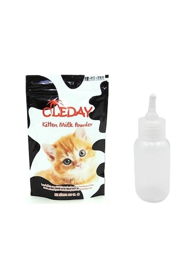 Cleday Yavru Kedi Süt Tozu 200 G + Kedi Biberonu
