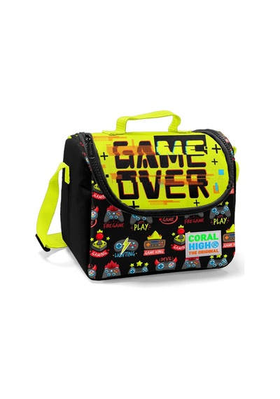 Coral High Game Over Baskılı Erkek Çocuk İlkokul Çanta Seti - Usb