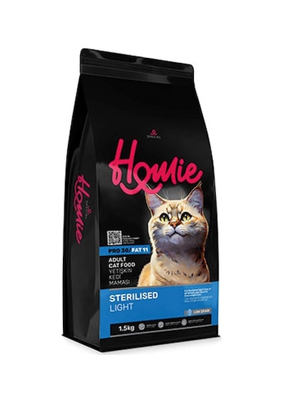 Homie Tavuklu Düşük Tahıllı Kısırlaştırılmış Kedi Maması 1500 G