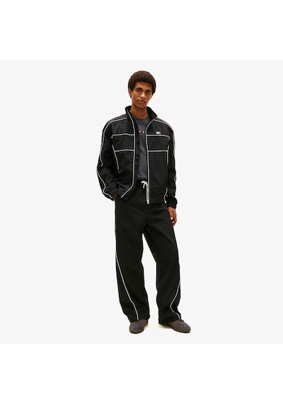 Tommy Hilfiger Theo Parachute Track Erkek Siyah Pantolon Dm0dm23111 Siyah