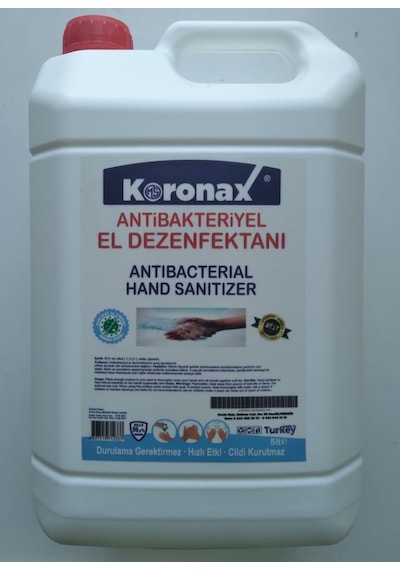 Koronax Alkollü El ve Cilt Dezenfektanı 5 L