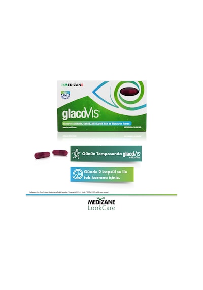 Medizane LookCare GlacoVIS Citicoline Gıda Takviyesi 30 Kapsül