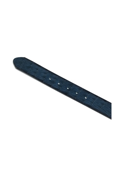 Lacivert Erkek N-040-125 Grande Spor Kemer Genişlik 4 Cm