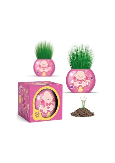Bebek Temalı Çim Adam 6&apos Lı Set Çocuklar İçin Eğitici Ve Eğlenceli Bitki Yetiştirme Kiti