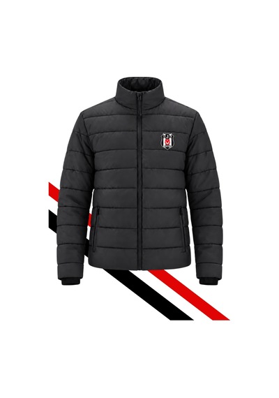 Beşiktaş Lisanslı Siyah Mont