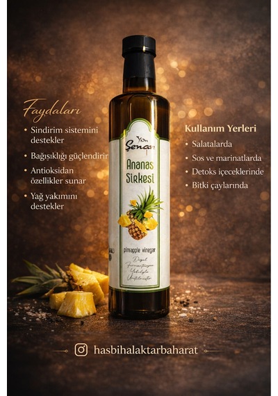 Kon Şenay Ananas Sirkesi 500ml